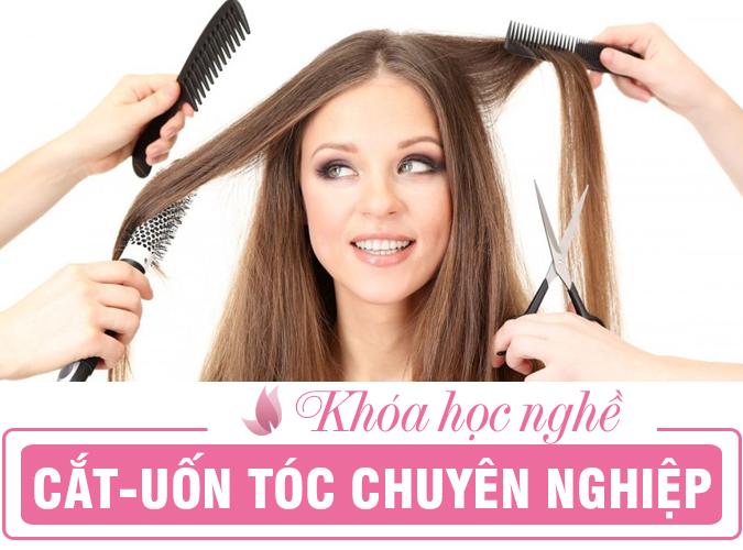 Khóa học cắt uốn tóc chuyên nghiệp