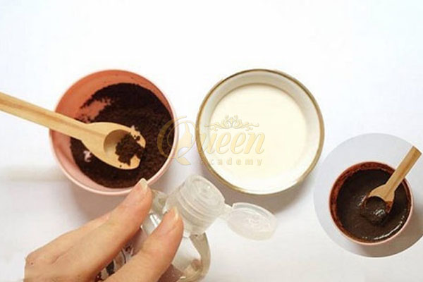  làm đẹp với cà phê và sữa tươi