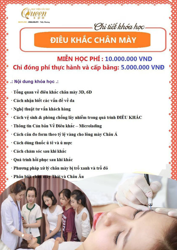 Học điêu khắc chân mày cần lưu ý những gì?