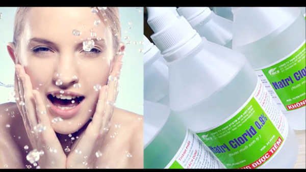 Tác dụng của nước muối sinh lý lên làn da con người - Có nên rửa mặt bằng nước muối sinh lý
