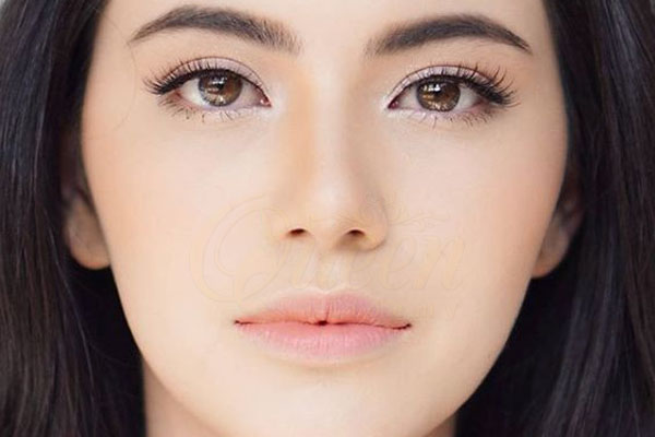 kiểu dáng chân mày hoàn hảo hợp với mặt nhọn