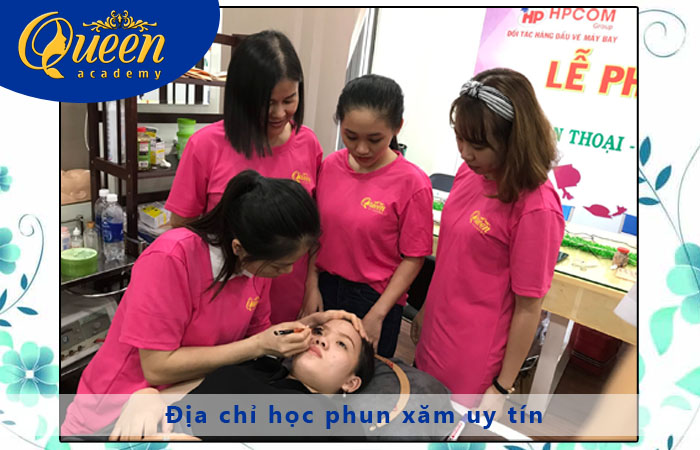 địa chỉ học phun xăm uy tín chất lượng