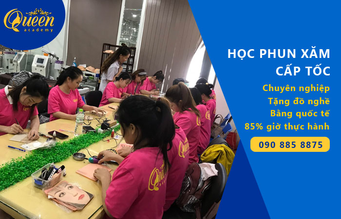 Học phun xăm thẩm mỹ cấp tốc ở đâu tốt?