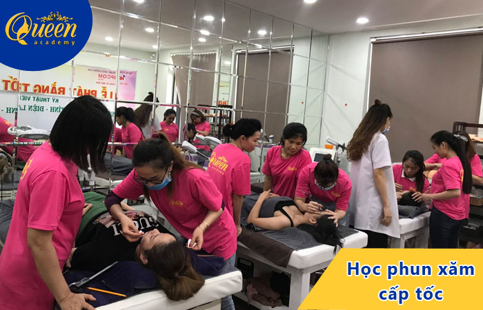 học phun xăm thẩm mỹ cấp tốc