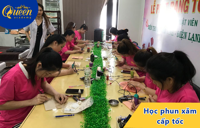 học phun xăm cấp tốc