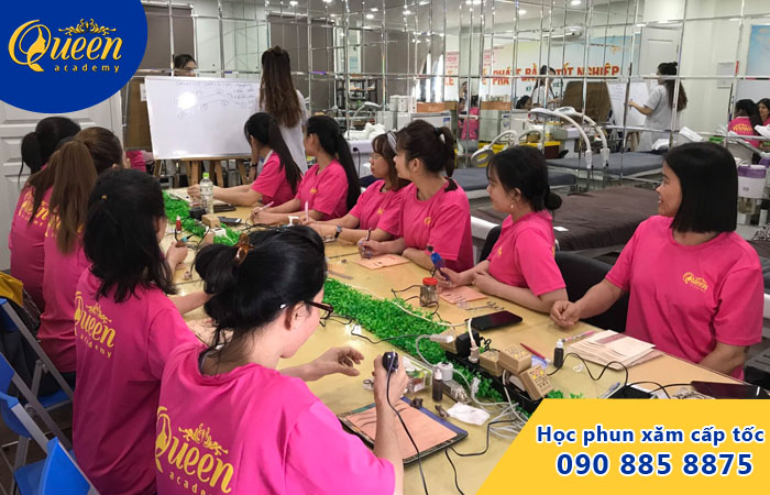 học phun xăm thẩm mỹ cấp tốc tại Fusion