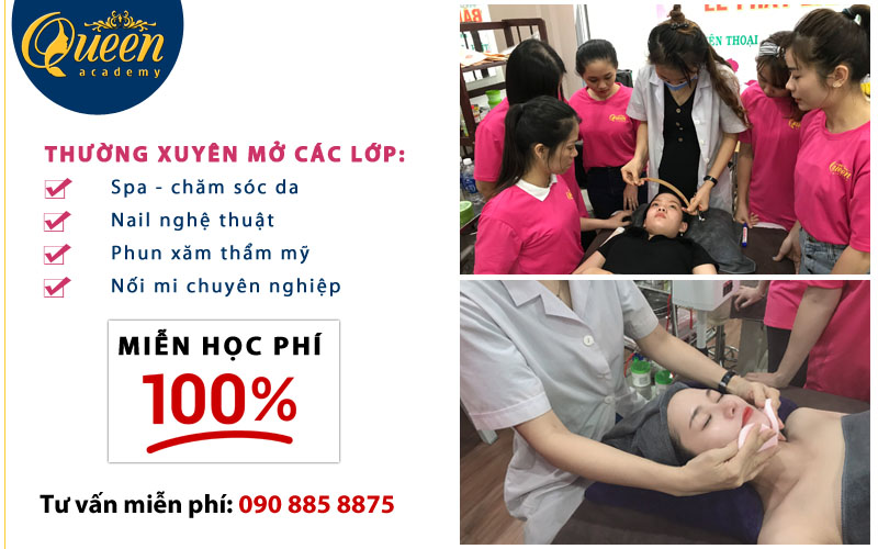 Các khóa học dành cho bạn tại trung tâm dạy nghề làm đẹp