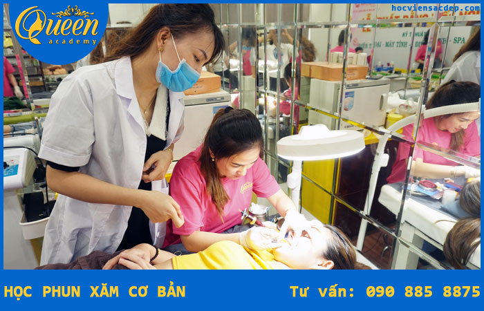 Lớp học phun xăm cơ bản cho người mới bắt đầu
