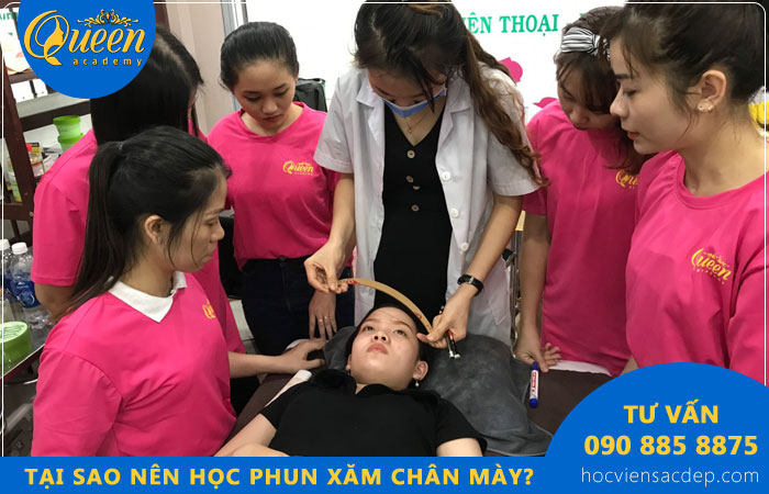 Tại sao nên học xăm chân mày – Địa chỉ dạy phun xăm chân mày uy tín