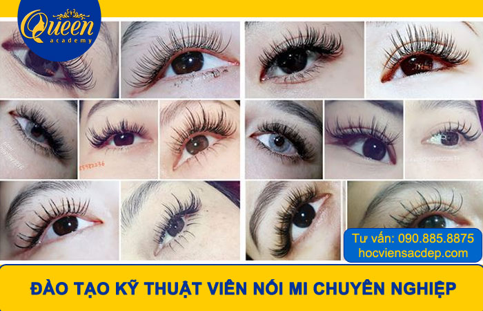 khóa học đào tạo kỹ thuật viên nối mi chuyên nghiệp