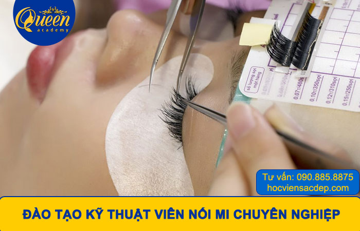 môi trường học nối mi chủ động chuyên nghiệp