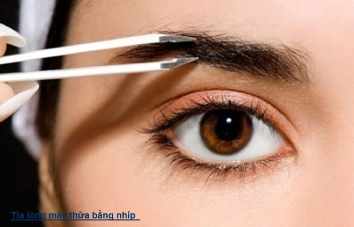 Các bước tỉa lông mày đúng chuẩn