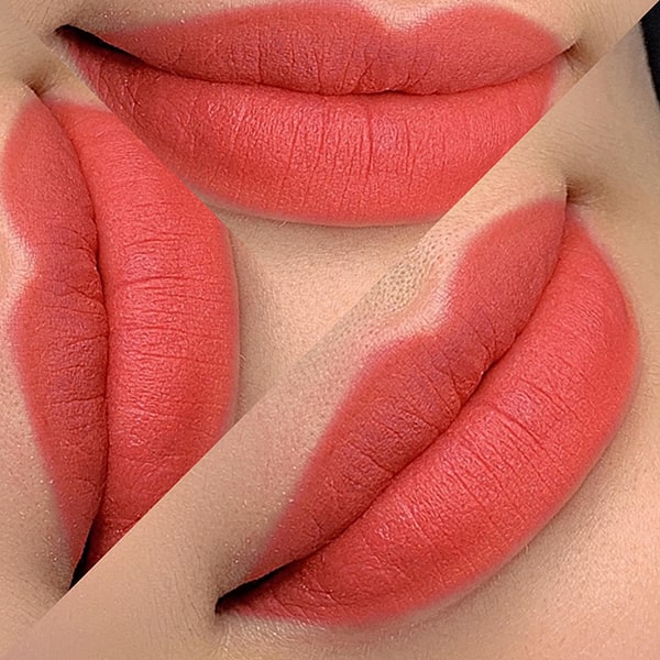 Phun môi màu hồng cam san hô