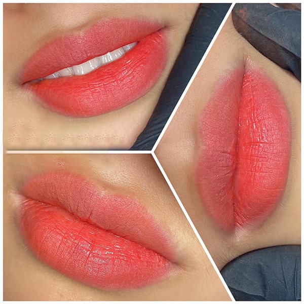 Ưu điểm và hạn chế của phun môi hồng cam san hô