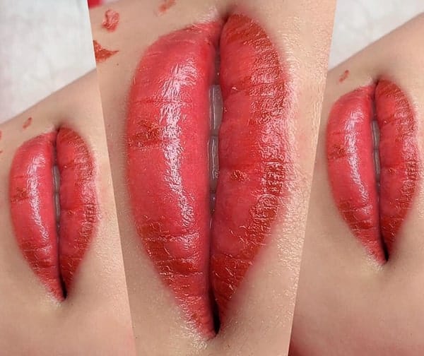 Một số dấu hiệu xăm môi bị lỗi, hỏng