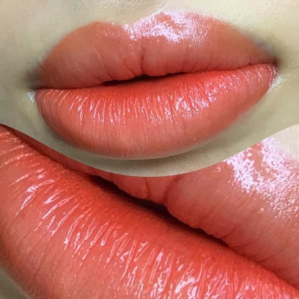 Xăm, Phun môi có ăn chuối được không?